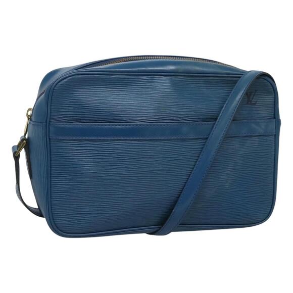 LOUIS VUITTON Epi Trocadero 27 Shoulder Bag Blue M52315 - Picture 1 of 16